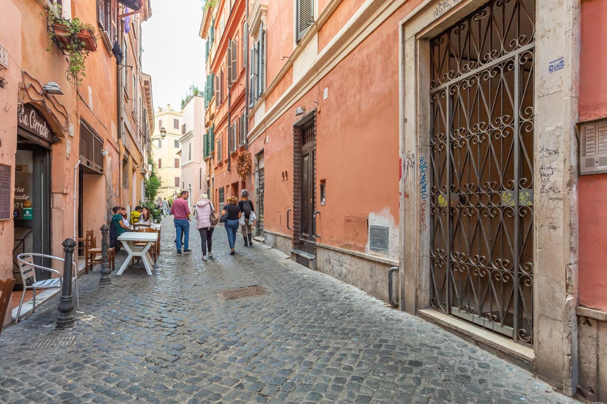 Trastevere Casa Orchidea Apartment โรม ภายนอก รูปภาพ